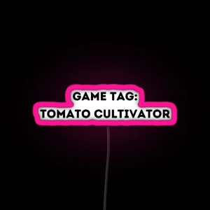 Tomato Cultivator Cloy RGB Neon Sign