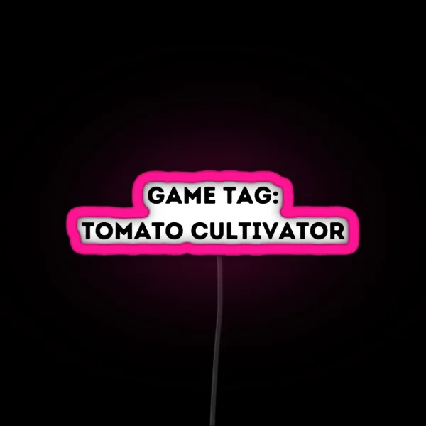 Tomato Cultivator Cloy RGB Neon Sign