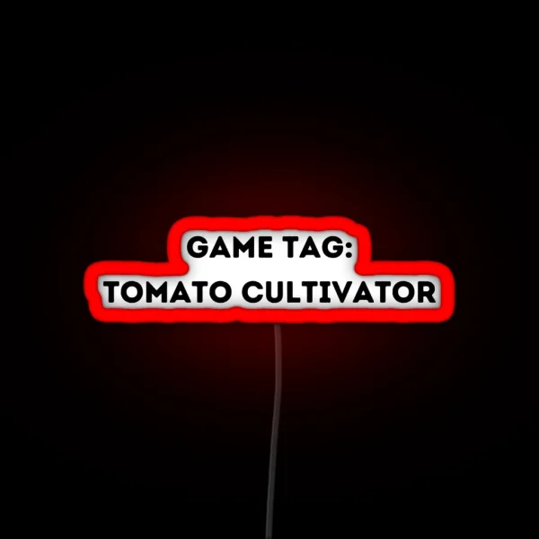 Tomato Cultivator Cloy RGB Neon Sign