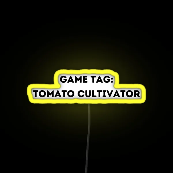 Tomato Cultivator Cloy RGB Neon Sign
