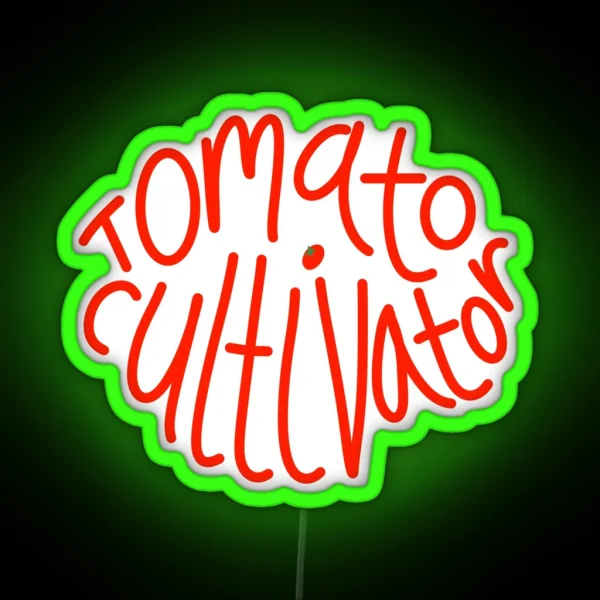 TOMATO CULTIVATOR RGB Neon Sign