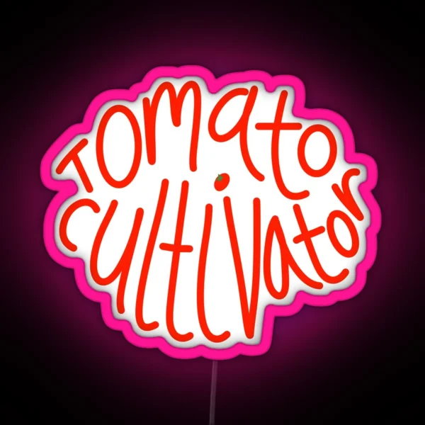 TOMATO CULTIVATOR RGB Neon Sign