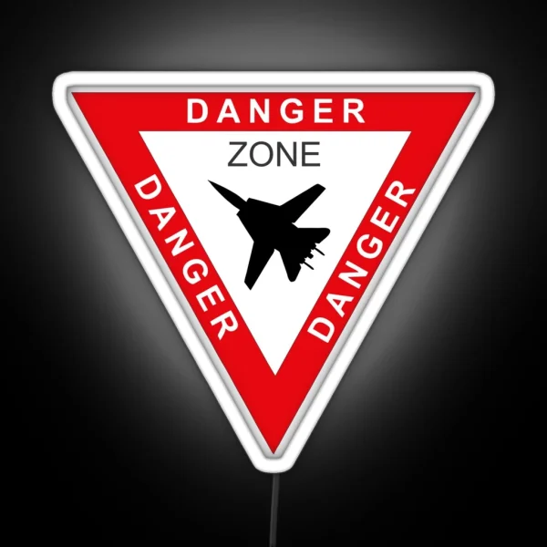 Tomcat F14 Danger Zone RGB Neon Sign