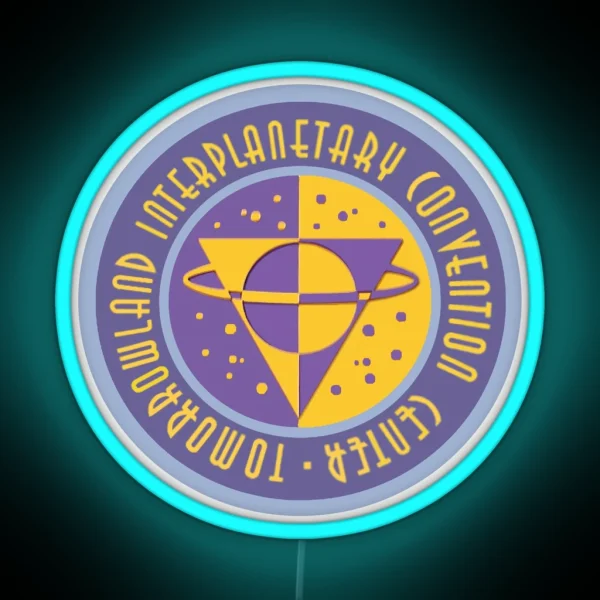 Tomorrowland Interplanetary Convention Center RGB Neon Sign