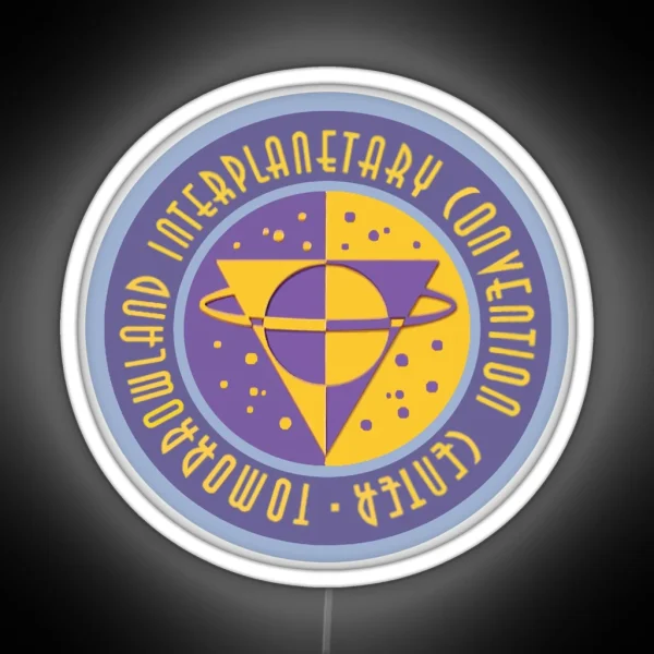 Tomorrowland Interplanetary Convention Center RGB Neon Sign