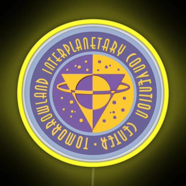 Tomorrowland Interplanetary Convention Center RGB Neon Sign