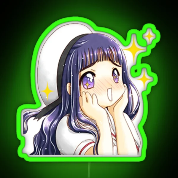 Tomoyo Daidouji RGB Neon Sign