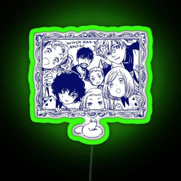 Tongari Boushi No Atelier Witch Hat Atelier RGB Neon Sign