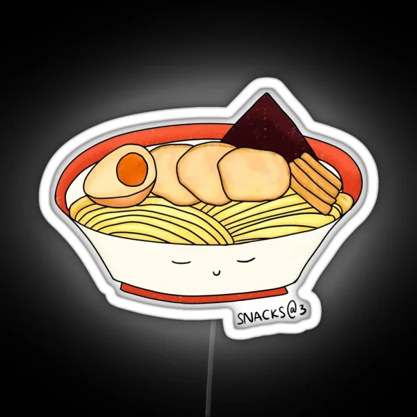 Tonkotsu Ramen In Bowl RGB Neon Sign
