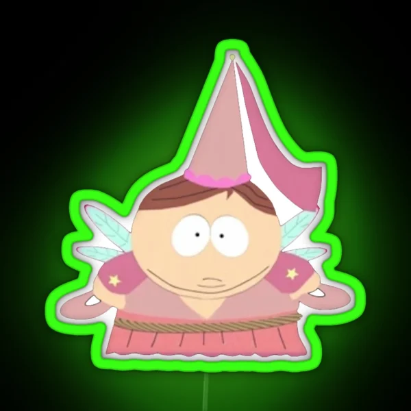 Tooth Fairy Cartman RGB Neon Sign