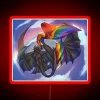 Rainbow Pride Neon Sign with Toothless Dragon
