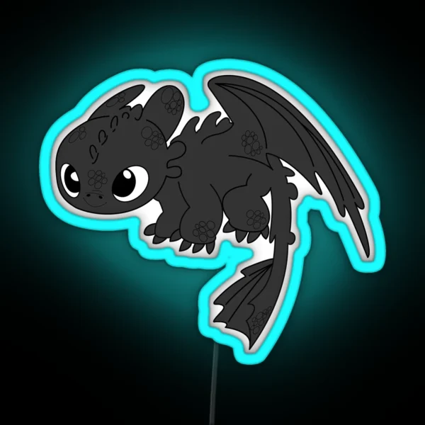 Toothless RGB Neon Sign