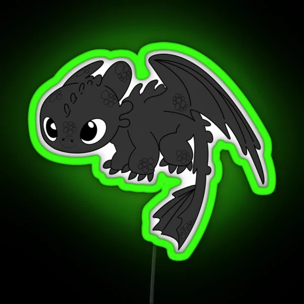 Toothless RGB Neon Sign