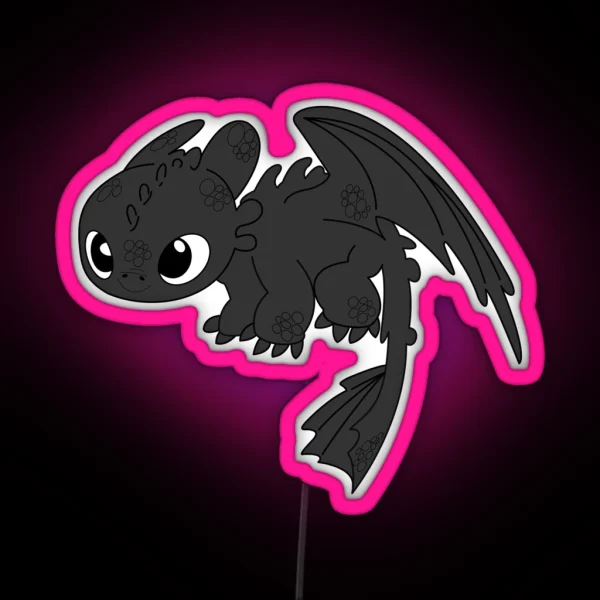 Toothless RGB Neon Sign