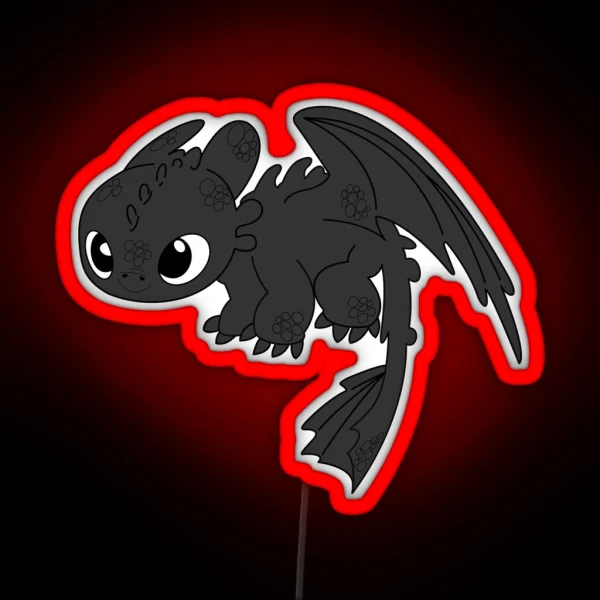 Toothless RGB Neon Sign