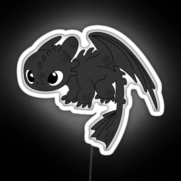 Toothless RGB Neon Sign