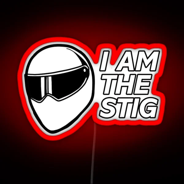 Top Gear Stig Helmet RGB Neon Sign