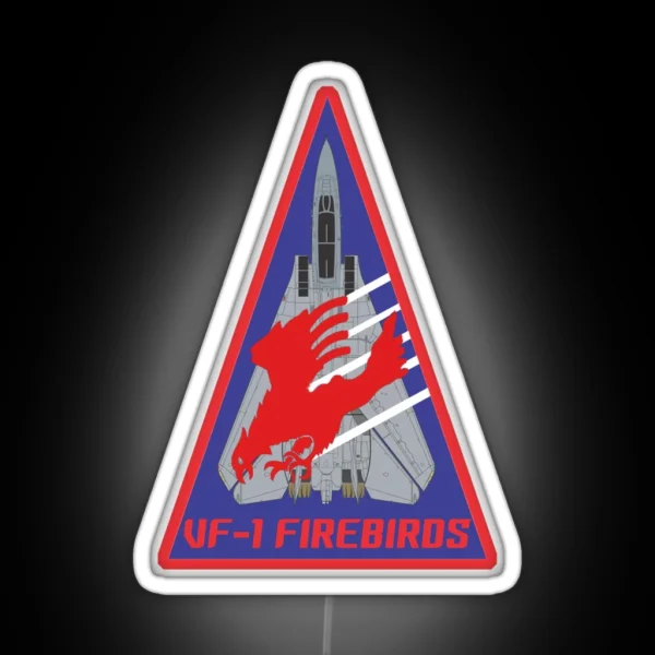 Top Gun Maverick VF 1 Firebirds F 14 Tomcat RGB Neon Sign