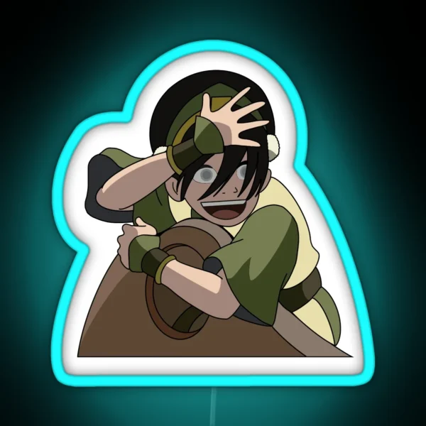 Toph ATLA RGB Neon Sign
