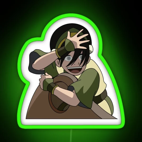 Toph ATLA RGB Neon Sign