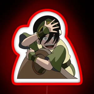 Toph ATLA RGB Neon Sign