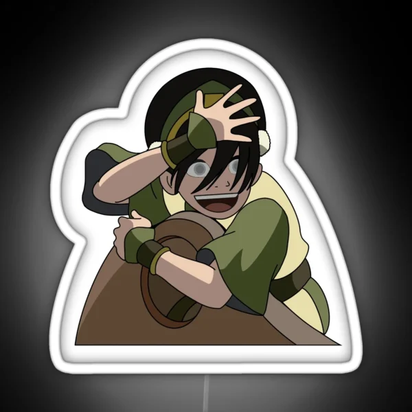 Toph ATLA RGB Neon Sign