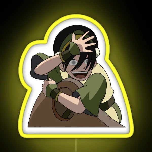 Toph ATLA RGB Neon Sign