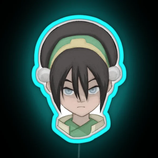 Toph Beifong Avatar The Last Airbender RGB Neon Sign