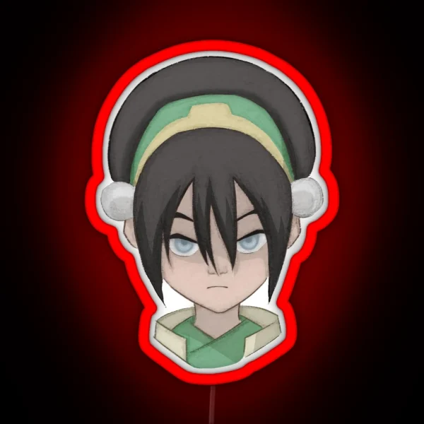 Toph Beifong Avatar The Last Airbender RGB Neon Sign