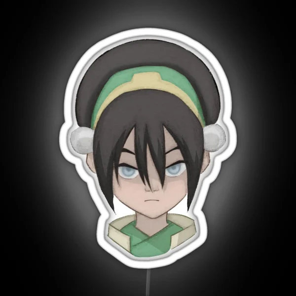 Toph Beifong Avatar The Last Airbender RGB Neon Sign
