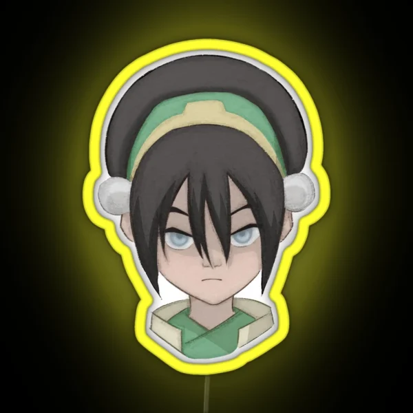 Toph Beifong Avatar The Last Airbender RGB Neon Sign