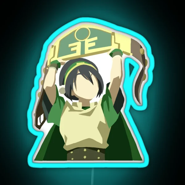Toph Beifong The Blind Bandit RGB Neon Sign