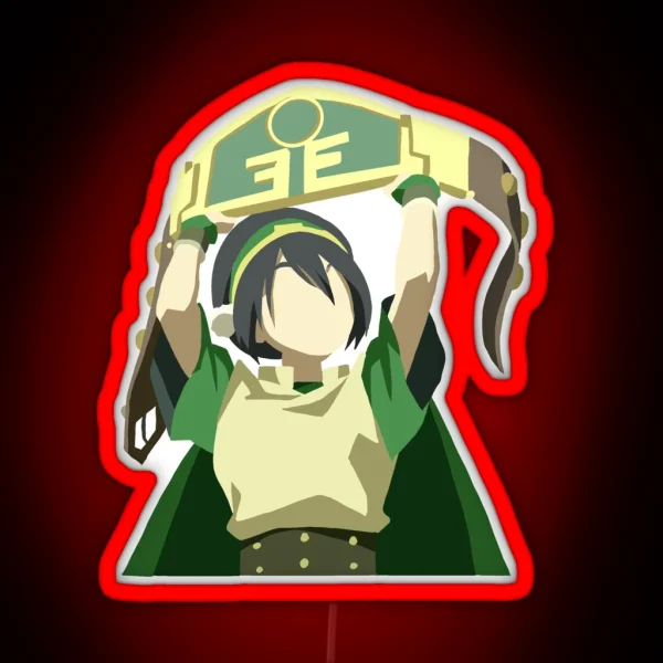 Toph Beifong The Blind Bandit RGB Neon Sign