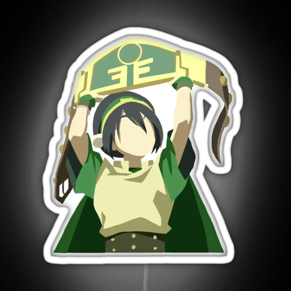 Toph Beifong The Blind Bandit RGB Neon Sign