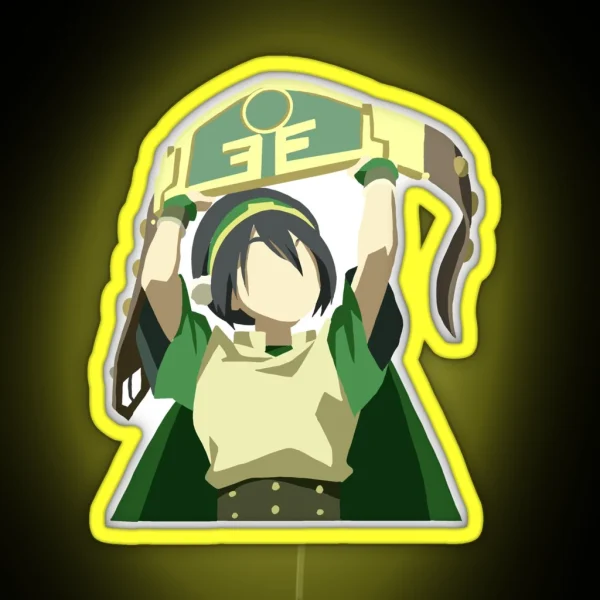 Toph Beifong The Blind Bandit RGB Neon Sign