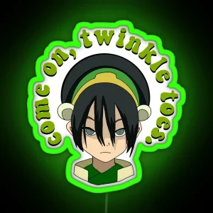 Toph Come On Twinkle Toes RGB Neon Sign