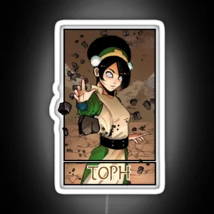 Toph Fanart RGB Neon Sign