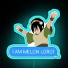 RGB neon sign reading 'I am Melon Lord'
