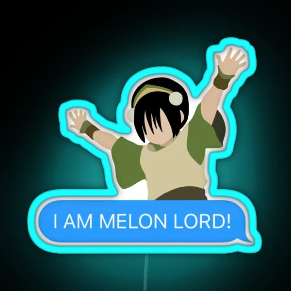 Toph S I AM MELON LORD RGB Neon Sign