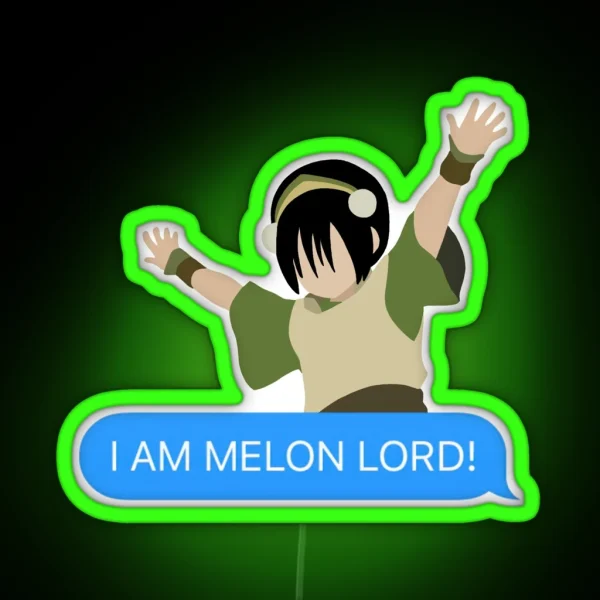 Toph S I AM MELON LORD RGB Neon Sign