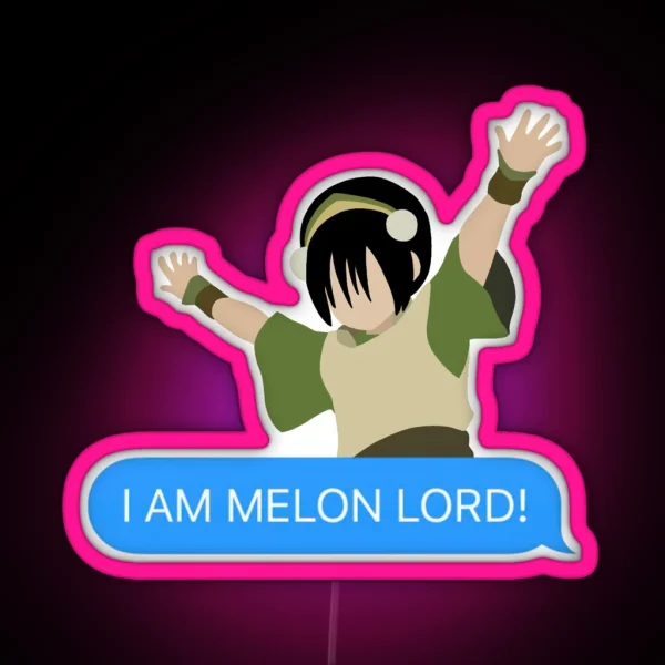 Toph S I AM MELON LORD RGB Neon Sign