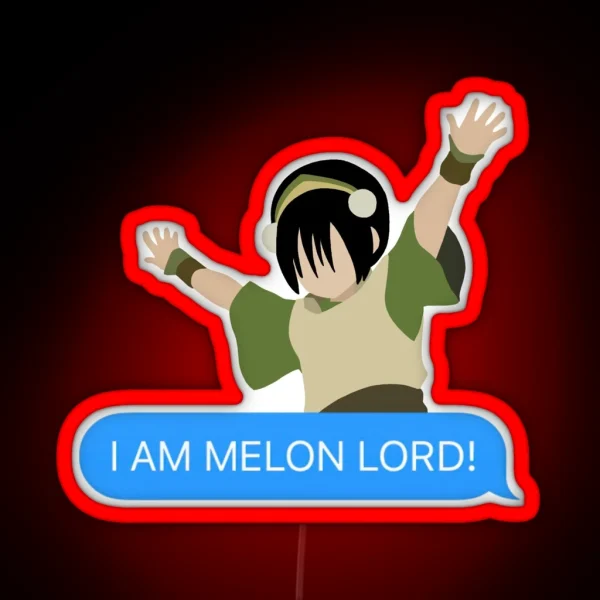 Toph S I AM MELON LORD RGB Neon Sign
