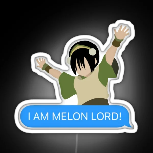 Toph S I AM MELON LORD RGB Neon Sign