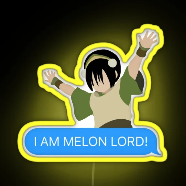 Toph S I AM MELON LORD RGB Neon Sign