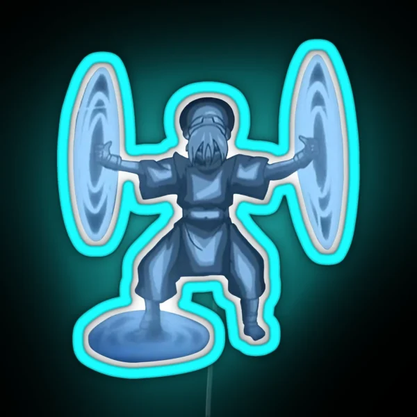 Toph Shockwaves Avatar RGB Neon Sign