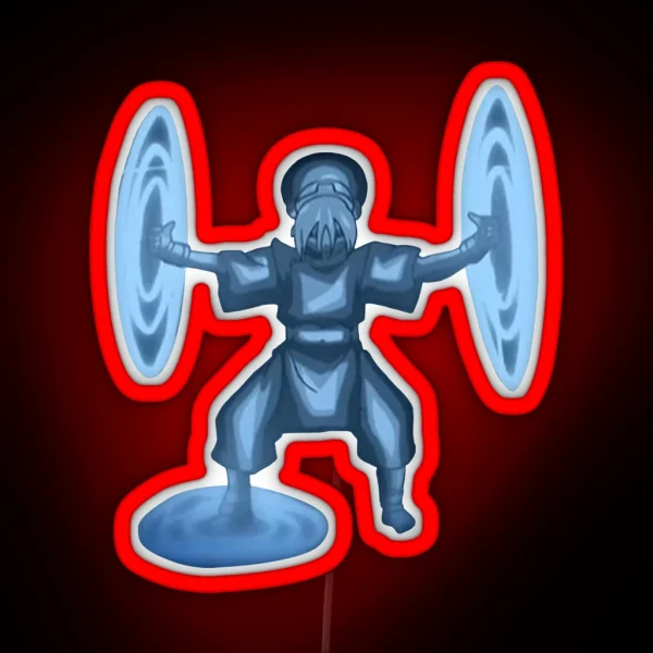Toph Shockwaves Avatar RGB Neon Sign