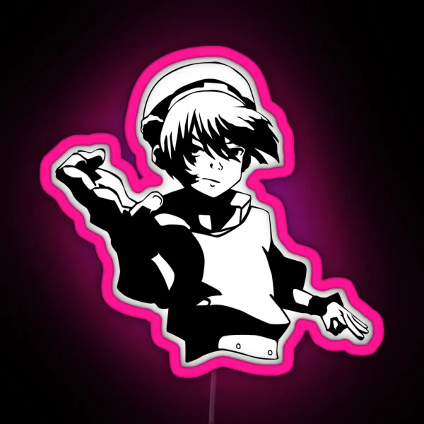 Toph Stencil Art RGB Neon Sign