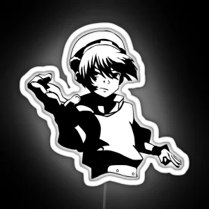 Toph Stencil Art RGB Neon Sign