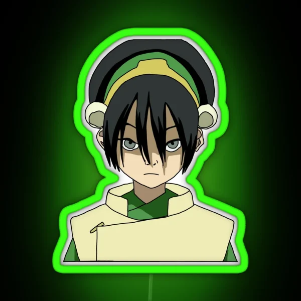 Toph The Greatest Earthbender RGB Neon Sign