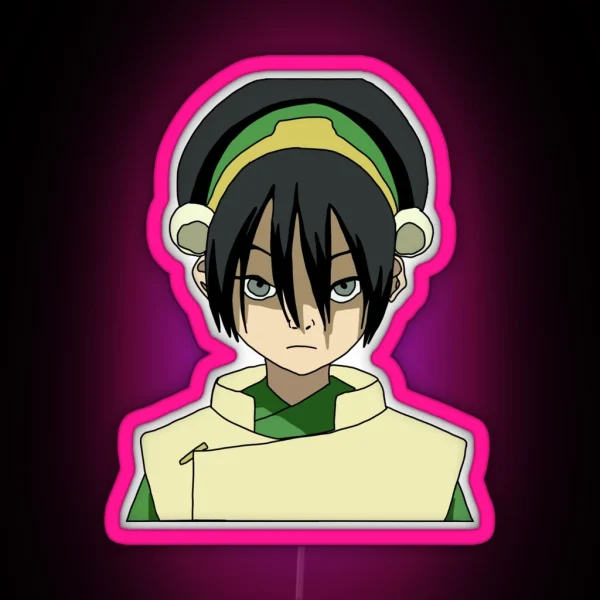 Toph The Greatest Earthbender RGB Neon Sign